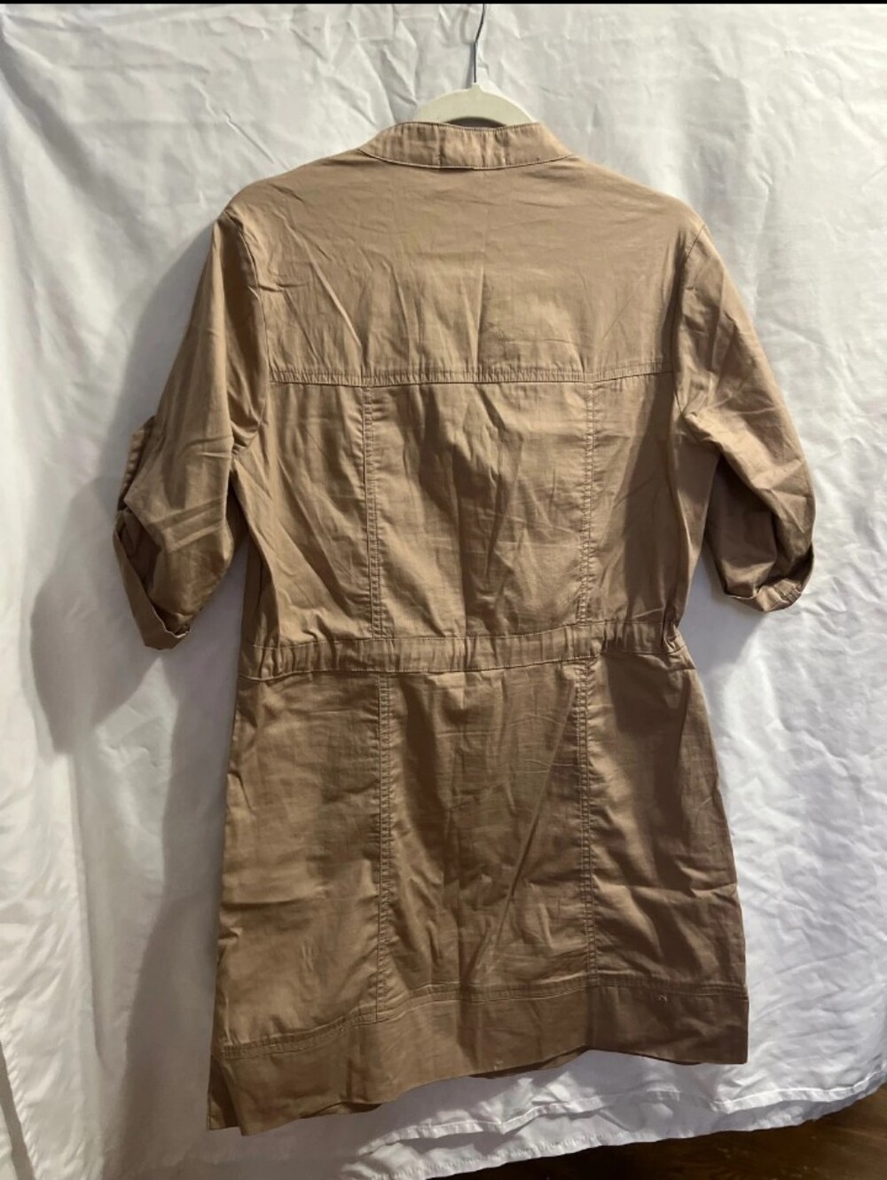 BeBop Tan Drawstring Utility Jacket - Picture 2 of 4
